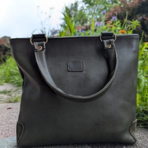 Wildleder Optik Second Hand Handtasche