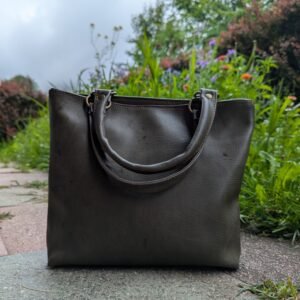 Wildleder Optik Second Hand Handtasche