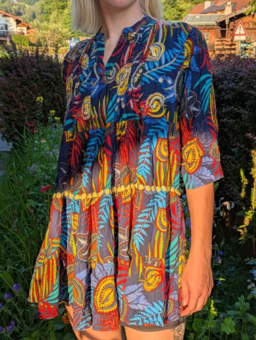 Buntes Hippie Kleid