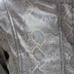 Schlangenlederoptik Jacke Second Hand