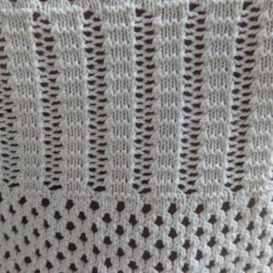 Gehäkelter Strickpullover Second Hand